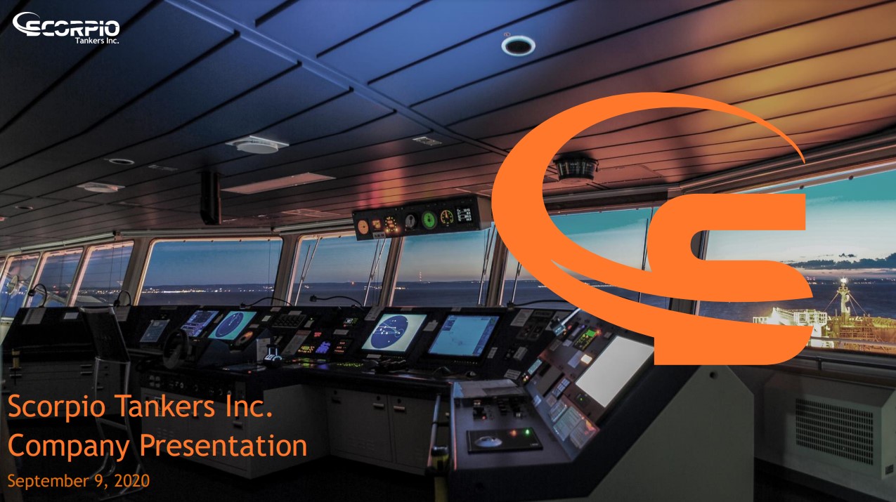 Scorpio Tankers Inc. Company Presentation September 2020