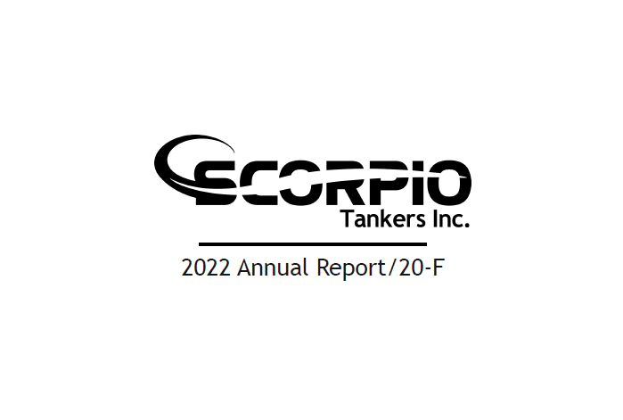 Scorpio Tankers Inc. 2022 Form 20-F (Annual Report)