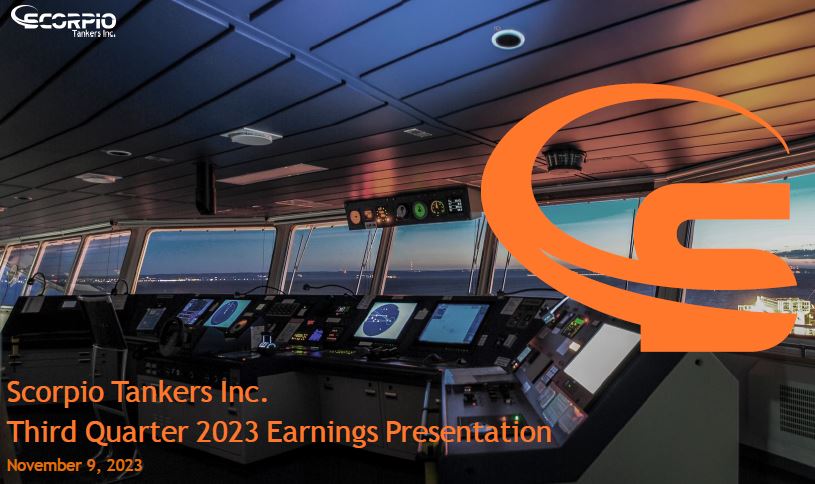 Scorpio Tankers Inc. Q3 2023 Earnings Presentation