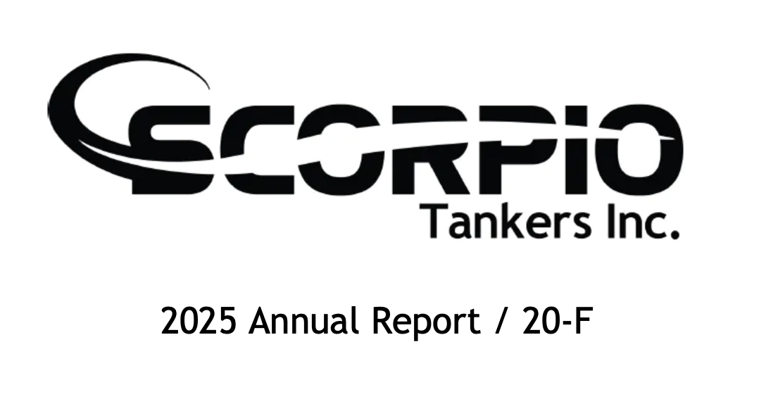 Scorpio Tankers Inc. 2025 Annual Report (Form 20-F)
